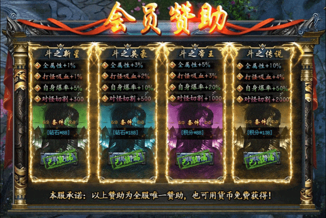 《斗之沉默》首战首区-专属剧情-上千件专属神装，无隐藏爆率，等你来挑战！